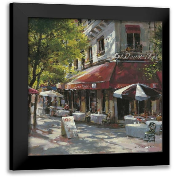 Heighton, Brent 12x12 Black Modern Framed Museum Art Print Titled - Mattina Terrace