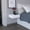 White, variant on Wall-mounted side table, clear instructions / Discreet storage for personal items