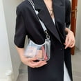 thumbnail image 5 of Deago Clear Bag for Stadium Events Women's Purse Handbag Small Purse Shoulder Crossbody Bag (Clear), 5 of 10