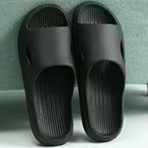 Bxsruta Men's Anti-Slip Quick-Dry Bath Slides with Ergonomic Design, Durable Shower Sandals for Home/Gym Use with Textured Footbed