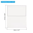 thumbnail image 2 of Uxcell Blank Greeting Cards,50pack Favor Decor Foldable Blank Card, Silver Tone White, 2 of 5