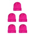 thumbnail image 3 of Guardurnaity Gorros Gorros Gorros de punto con puños Cráneo Moda Hip Hop Casual Skullies Cubierta Disfraces Accesorios Invierno rosered Type2 NO2 Guardurnaity CBP300085, 3 of 5