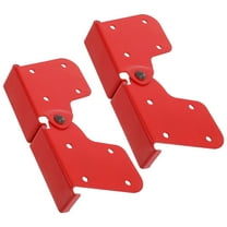 2 Pcs Folding Ladder Power Attic Stabilizer for Roof Ladders Red