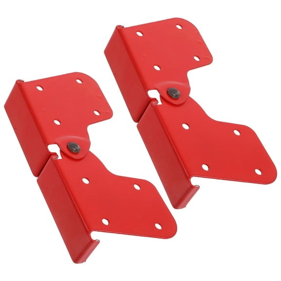 2 Pcs Folding Ladder Power Attic Stabilizer for Roof Ladders Red