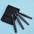 thumbnail image 5 of Pinzas profesionales liwang Juego de 4 acero inoxidable negro, 5 of 5