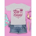 thumbnail image 3 of The Royals - Retro Gothic Crown Emoji Graphic Youth's T-shirt, 3 of 4