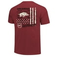 thumbnail image 4 of Men's  Cardinal Arkansas Razorbacks Comfort Colors OHT Camo Overlay T-Shirt, 4 of 4