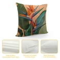 thumbnail image 4 of Creowell Aesthetic Decorative Tropical Flower Pillow Covers Bird of Paradise Throw Pillows White, 4 of 5