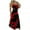 Red, variant on JBXKXYW Summer Dresses For Women 2024 Women'S Ladies Plus Size Camouflage Sleeveless V-Collar Long Dress Maxi Dress Womens Dresses (Red,L)