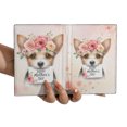 thumbnail image 3 of Happy Mother's Day Toy Fox Terrier with Flower Crown and Greeting Card Travel Passport Wallet Dog Lover PU Leather Passport Holder Cover - 13004, 3 of 5