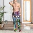 thumbnail image 4 of KLL Mens Pajama Pants for Men,Mens Lounge Pants,Funny Gifts for Men,Men's Pajama Bottoms Beautiful Dreamcatcher -Medium, 4 of 5