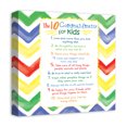 thumbnail image 2 of Creative Products Kids Ten Commandments Chevron  16x16 Canvas Wall Art, 2 of 5