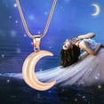 thumbnail image 5 of Moon Cremation Neckalce for Ashes for Women Men, Stainless Steel Memorial Lockets Keepsakes Jewelry for Ashes Pendant, 5 of 5