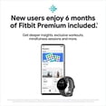 thumbnail image 2 of Google Pixel - Android Smartwatch with Fitbit Activity Tracking - Heart Rate Tracking Watch - Polished Silver Stainless Steel case with Charcoal Active band - LTE, 2 of 12
