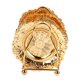 thumbnail image 3 of Juego de 7 posavasos de metal brillantes con soporte, estilo europeo, con diseño de pavo real, para banquetes., 3 of 14