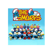 24 PCS The Smurfs 3 III The Lost Village Papa Smurfette Clumsy Action Figure Toy