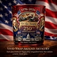 thumbnail image 5 of America 250th Anniversary Glass Whiskey Decanter for Liquor, We The People Bourbon Bottle, 5 of 5
