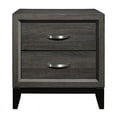 thumbnail image 5 of Lexicon Davi 2-Dovetail Drawers Modern Wood Nightstand in Gray, 5 of 5