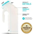 thumbnail image 5 of Male Urinal with Glow in The Dark Lid (2 Bottles) 32 Oz Urine Bottles for Men - Pee Bottles for Hospitals, Emergency and Travel, 5 of 10