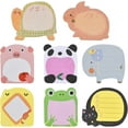thumbnail image 1 of Notes Collantes, 8 Pcs Notes Collantes en Forme d'Animaux, Mini Notes Collantes, Notes Super Collantes, Coussinets Mémo Auto-Adhésifs pour Maison, Bureau, Cadeaux Étudiants, 1 of 5