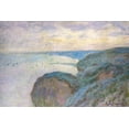 thumbnail image 2 of Monet, Claude 32x23 White Modern Wood Framed Museum Art Print Titled - Steep cliffs 1897, 2 of 4