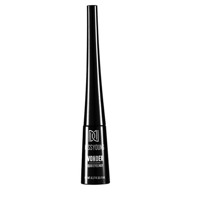 Delineador líquido HUOGUO, impermeable, resistente al sudor, 5 ml, negro