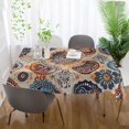 thumbnail image 6 of ALAZA Boho Ethnic Bohemian Indian Mandala Rectangle Tablecloth Tablecover Dinning Table Cloth 60"x90", 6 of 8