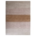thumbnail image 3 of Rugsotic Carpets Hand Knotted Wool Area Rug 3'x5' Beige Contemporary Rectangle Indoor Rug for Living Room, Bedroom Antimicrobial L00215, 3 of 9