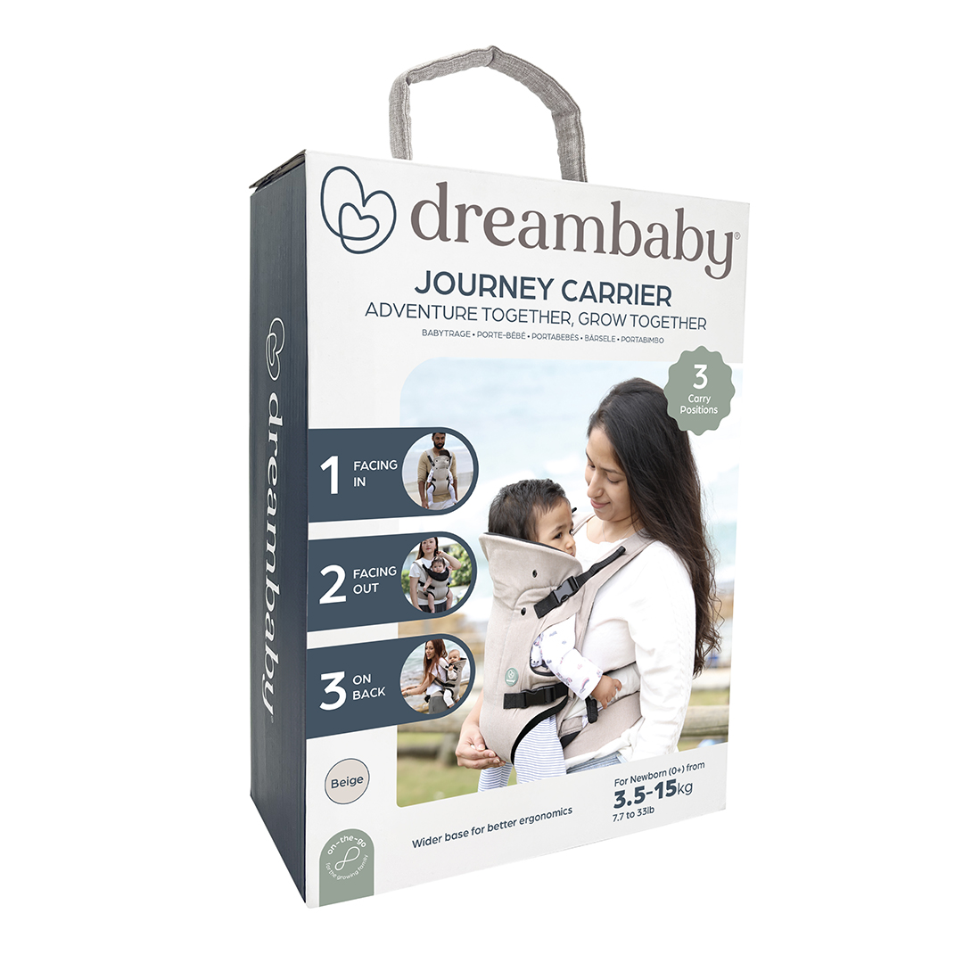 Dreambaby Journey 3-in-1 Adjustable Baby Carrier, Newborn to 15kg photo 7