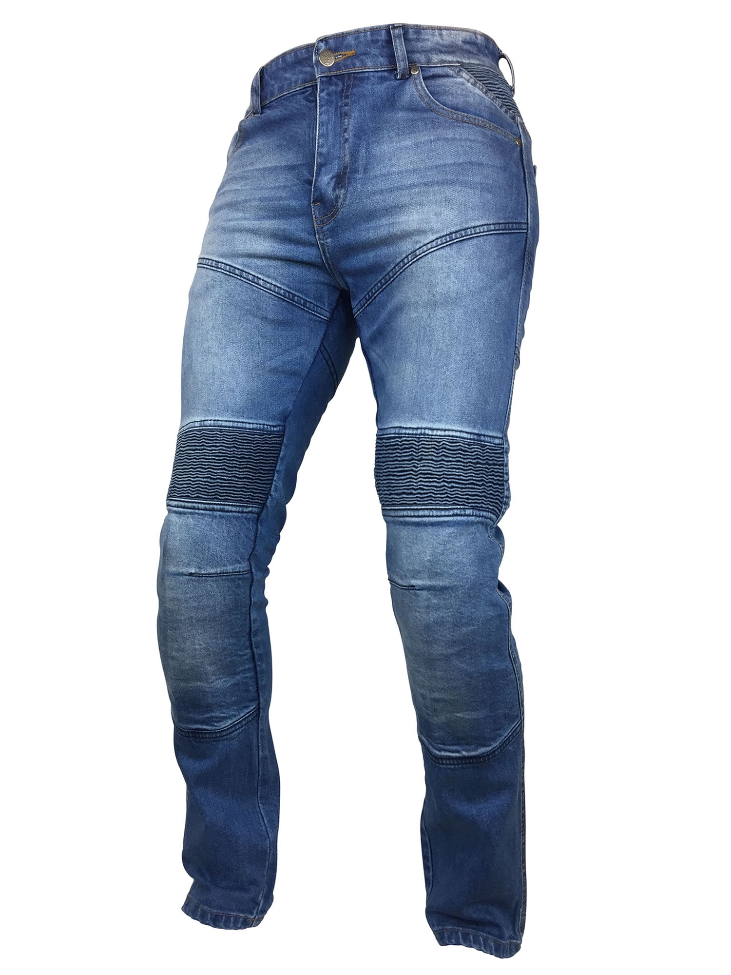 Men’s Denim Motorcycle Motorbike Sports Jeans with Protective Lined Armoured 