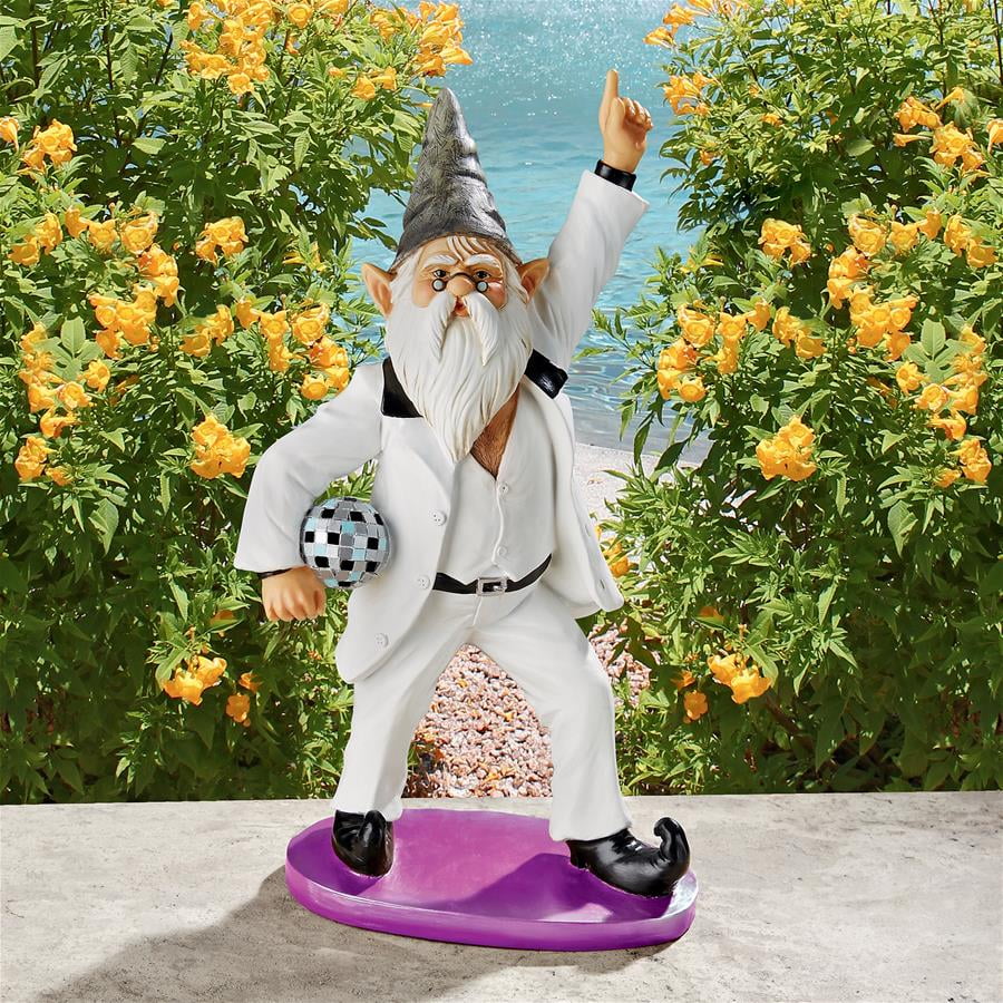 Disco Tony, Gnome Fever Statue by Design Toscano