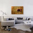 thumbnail image 2 of ARTCANVAS Calf In Field Home decor Canvas Art Print - Size: 40" x 26" (1.50" Deep), 2 of 9