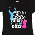 thumbnail image 4 of Inktastic Gender Reveal Will It Be a Little Buck or Doe? Girls Baby Bodysuit, 4 of 5