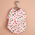 thumbnail image 3 of Adorable Dog T-shirt - Lapel Collar - Button Closure - Watermelon Print - Summer Blouse - Pet Supplies, 3 of 8