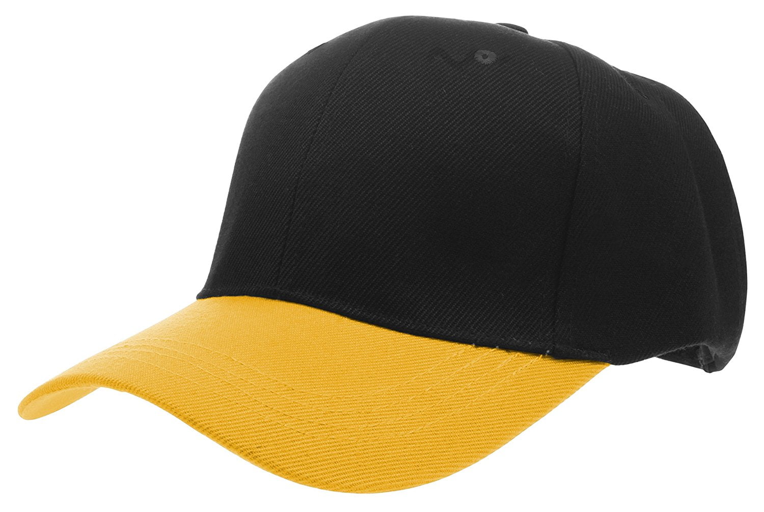 plain yellow baseball cap