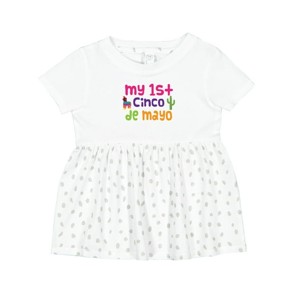 Inktastic Cinco De Mayo Party Babys 1st Girls Baby Dress