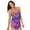 Vibrant Sunset, variant on Swimsuits For All Women's Plus Size Scarf Bandeau Longer Length Tankini Top