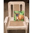 thumbnail image 2 of Carolines Treasures BB9814PW1818 German Boxer St Patricks Fabric Decorative Pillow  18H x18W multicolor, 2 of 2
