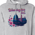 thumbnail image 3 of Inktastic Washington D.c. Skyline Cherry Blossoms Adult Hoodie Sweatshirt, 3 of 4