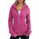 thumbnail image 1 of Sudaderas con Capucha y Cremallera para Mujer, Chaquetas de Forro , Sudaderas de Gran Tamaño, Conjuntos de Moda de Otoño, Suéteres, Ropa de Invierno. Rosa Roja XL, 1 of 9