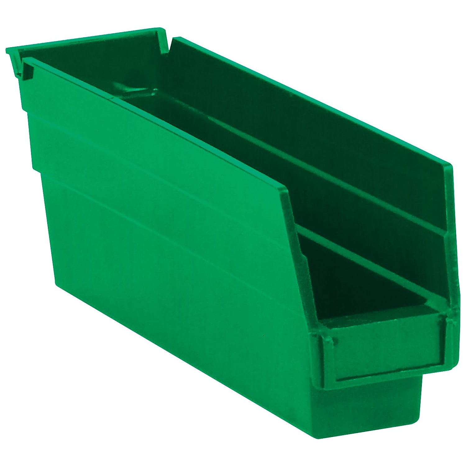 Nesting Plastic Shelf Bin 12" x 2-3/4" x 4" 36/Case Black 