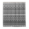 thumbnail image 1 of EREHome Rideau de Douche Motif Noir et Blanc Imperméable pour Salle de Bain 60x72 Pouces, 1 of 3