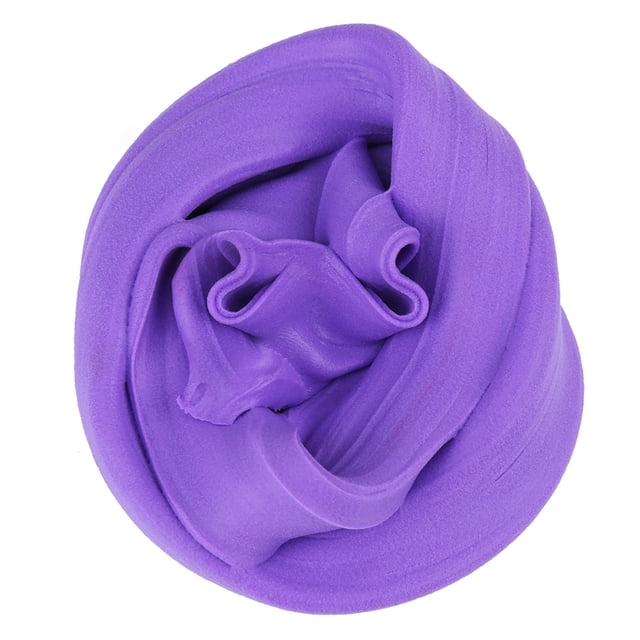 DIY Fluffy Slime Alivio del estrés Plastilina Reductor de ansiedad Juguete de arcilla de barro para niños adultos (púrpura)