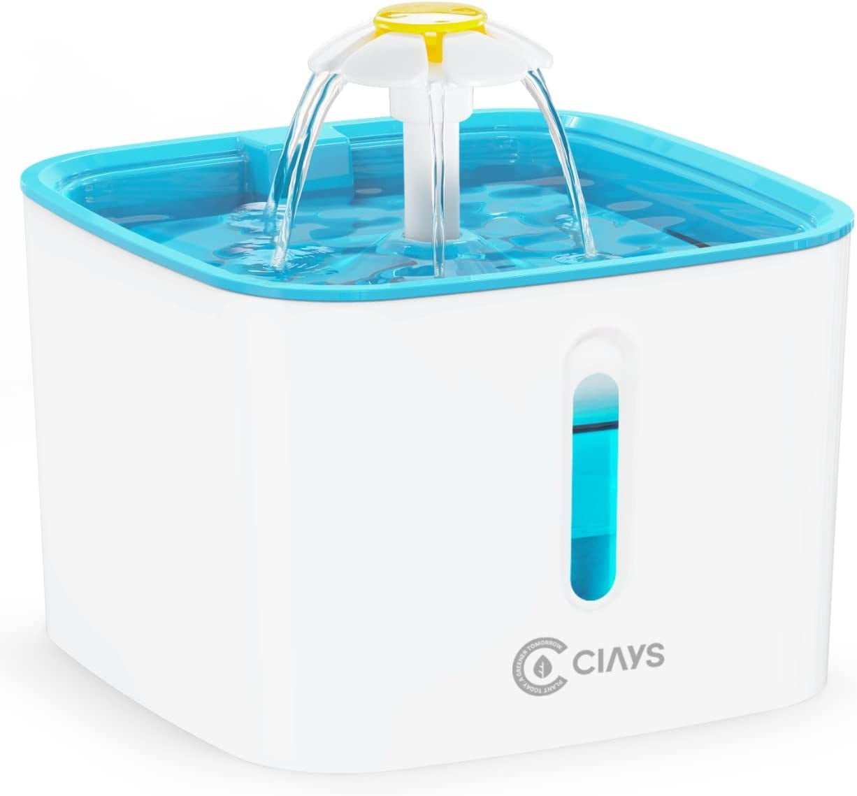 84oz/2.5L Cat Water Fountain Automatic Pet Water Dispenser with 3