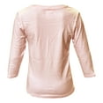 thumbnail image 3 of COUVER Unisex Soft Cotton Solid Color Long Sleeve Kids/Children's Crew Neck Shirt, Light Pink (Baby Pink) 12M, 1 Pack, 3 of 7