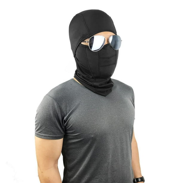 Masque facial cagoule Masque de ski coupe-vent Capuche de protection UV  extérieure pour le cyclisme