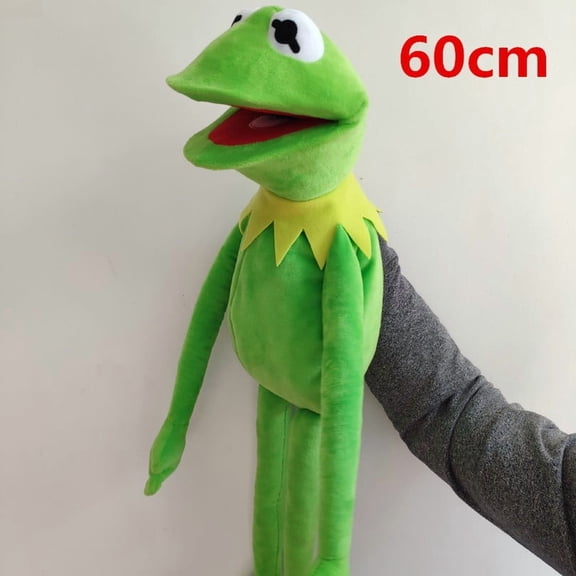 60cm Hollywood Star Frog Kermits Plush Doll Soft Stuffed Frogs Hand Puppet Toy Baby Children Christmas Halloween Gifts