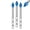 3PCS 12MM, variant on Hex Shank Carbide Eccentric Drill Bit for Ceramic Tile, Glass, Concrete, Stone and Marble, 4 Sizes for Home Repair
