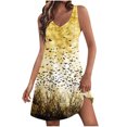 thumbnail image 1 of Summer Dress for Women,Dress for Women,Womens Summer Fashion Printing Pocket Sleeveless V-Neck Dress,Womens Summer Dress,Womens Summer Dress, 1 of 5