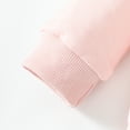 thumbnail image 5 of Kucnuzki Newborn Baby Girl Clothes 6 Months Fall Winter Bodysuit 12 Months Long Sleeve Solid Color Romper Bodysuit Pink, 5 of 6